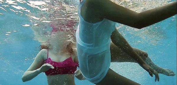  Lera and Sima Lastova sexy underwater girl